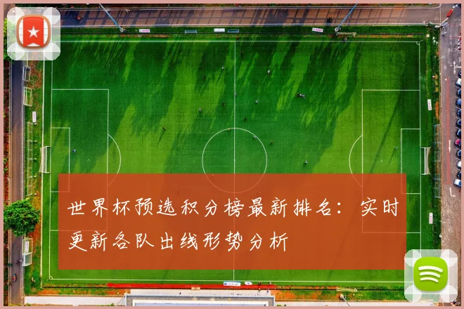 世界杯预选积分榜最新排名：实时更新各队出线形势分析